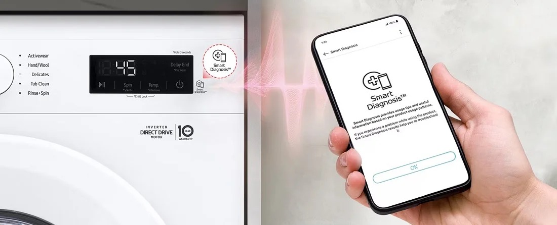 ماشین لباسشویی ال جی Y1