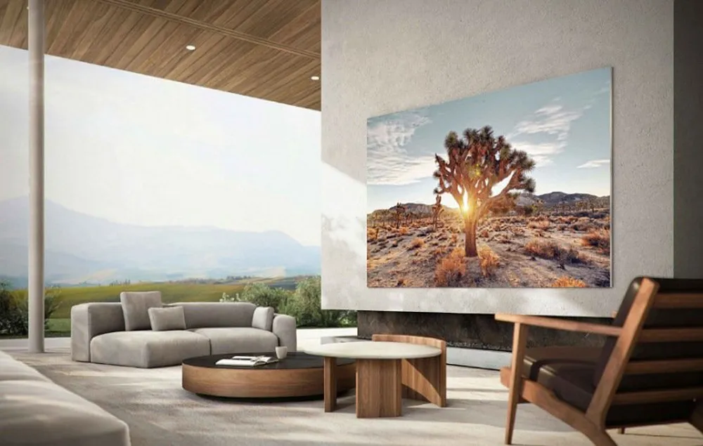 تلویزیون سامسونگ DU7000 سایز بزرگ