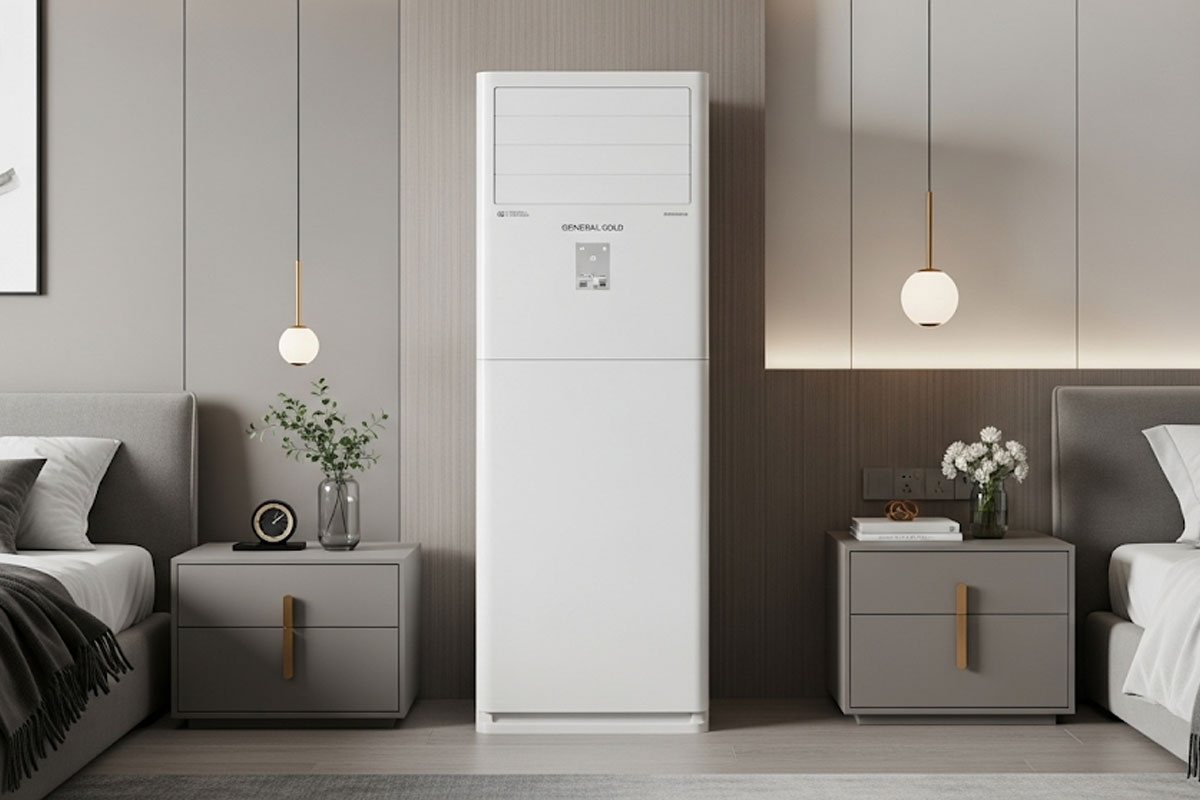 کولر گازی جنرال گلد ایستاده نیدا