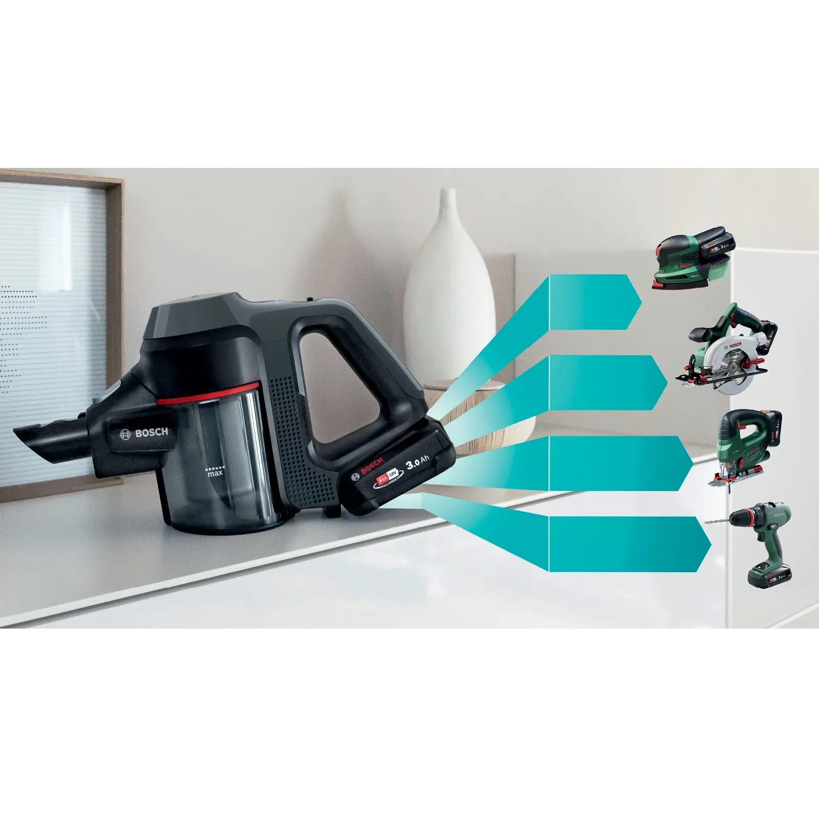 جارو شارژی بوش 711GB