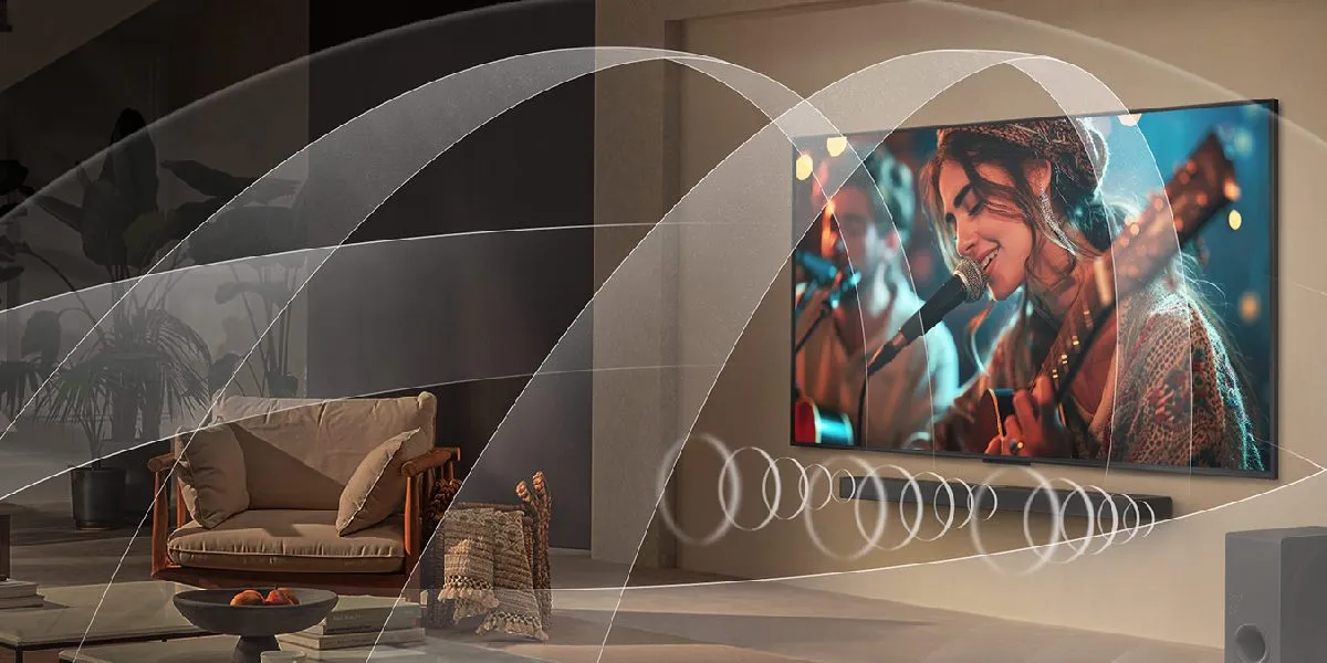 صوت تلویزیون ال جی QNED 86A