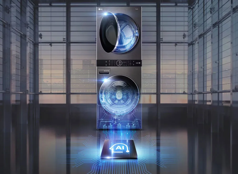 ماشین لباسشویی ال جی واش تاور 13 به 10